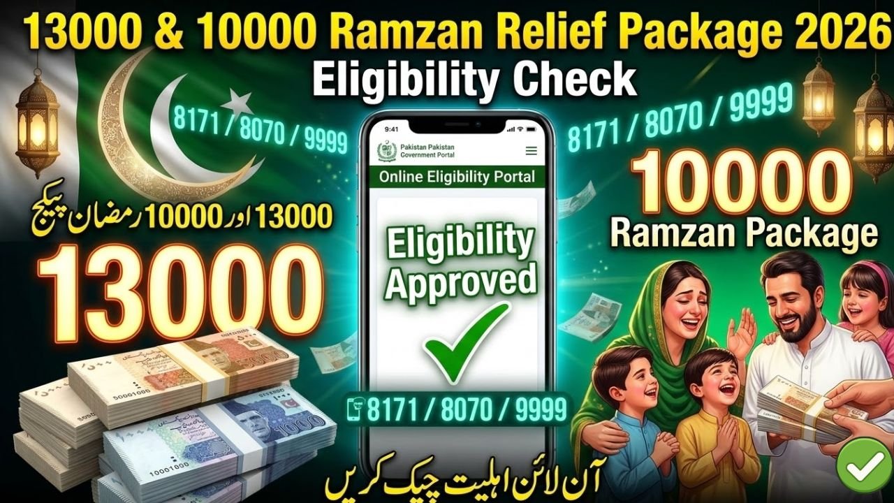 13000 & 10000 Ramzan Relief Package